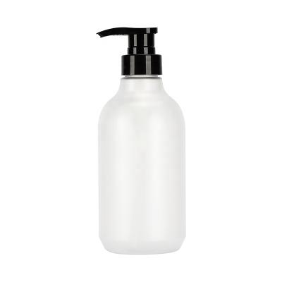 China Customized Airtight Sell Well Clear Frosted 500ml Plastic Shampoo And Shower Gel Lotion Pump Bottle for sale