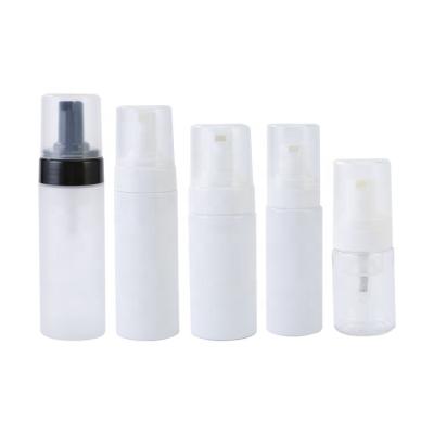 China Wholesale Airtight In Stock 100ML 120ML 150ML 200ML Customized White Cosmetic Container Plastic PET Foam Pump Bottle for sale