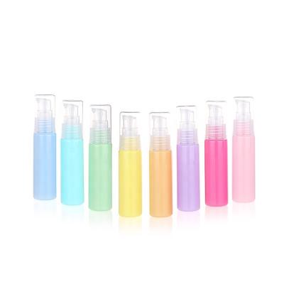 China 10ml 30ml cosmetic wholesale colorful high quality empty plastic spray bottle for cosmetic packaging for sale