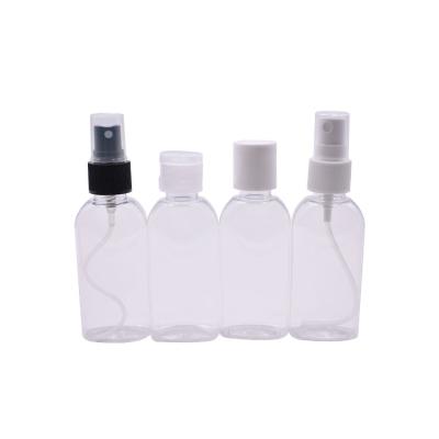 China High Quality Customized 60ml Cosmetic PET Plastic Cosmetic Bottle With Flip Top Cap for sale