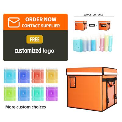 China Logo Brand Printing Professional Delivery Customized Waterproof Insulated Cooler Bag Keep Food Hot And Cold for sale