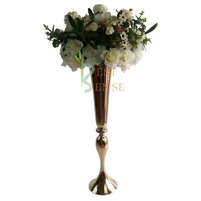 China 29.1 inch - tall metal flower vase for wedding table decoration CPM-1274 for sale