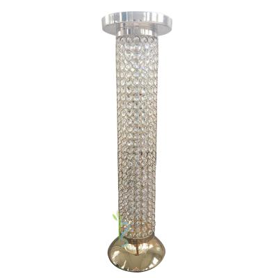 China Aisle Crystal Wedding Pillar For Weddings Decor WCP-16 for sale