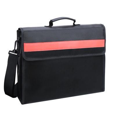 China Fire Resistant Guard Safe Docum Folders Holder Water Resistant Fiberglass Document Bag Fire Retardant Fire Retardant Fiberglass Bag for sale