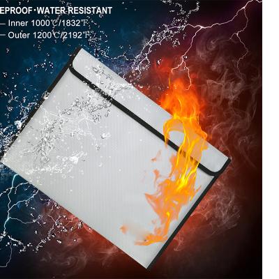 China Large Area HOOK&LOOP Folder Cloth Storage Bag Material Fire Resistant Waterproof Silicone Coated Flame Retardant Bag for sale