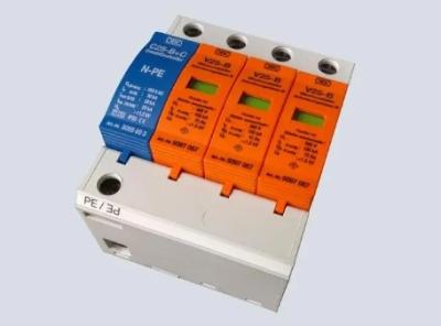 China T1 3 Pole AC Spd Device 280V Lightning Surge Protection Surge Device 3P+N for sale