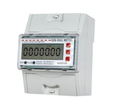 China HJD210F Single Phase Multi -rate DIN Rail Energy Meter LCD Class 0.5 Class 1 for sale