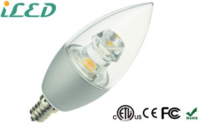 China Warme Kerzen-Glühlampe Dimmable, 360 Grad-Öffnungswinkel des Weiß-E12 zu verkaufen