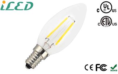 China Bombillas Dimmable blanco brillante del filamento decorativo de E12 E14 E17 E26 E27 en venta