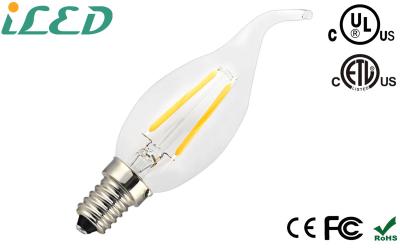 China 90-265v 2 Watt Led Filament Bulbs E12 E14 E27 2 Years Warranty for sale