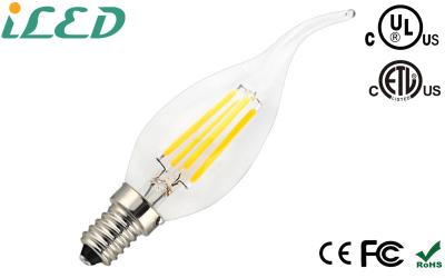 China 2200k 2700k 4000k 6000k C35T Led Filament Candle Bulb E12 4w 6w for sale