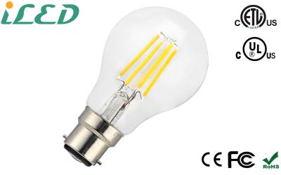 China 2200k - la UL Dimmable de 6000k 400lm llevó el globo del vatio A19 A60 del bulbo B22 4 del filamento en venta