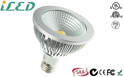 China 10 W la inundación Par30 de 90 grados llevaron el blanco caliente 120v de la luz del punto del bulbo en venta