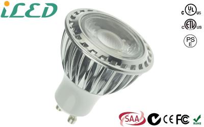 China 7W COB Recessed Narrow GU10 LED Light Bulbs Dimmable 80lm/W 4000K Daylight Lamp for sale