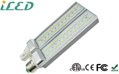 China Aluminum Pure White SMD5630 12W LED PL Bulb G24 E27 LED Lamp 1200 lumen 80ra for sale