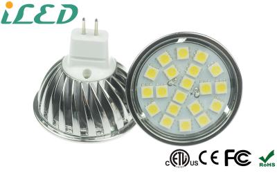 China CA Dimmable del bulbo 12V DC del proyector de Epistar SMD 5050 MR16 GU5.3 LED 120 grados de 4W en venta