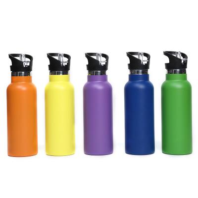 China Durable BPA Free Metal Double Wall Stainless Steel Custom Vacuum Flasks Bottle Thermos Sports Water Bottle for sale