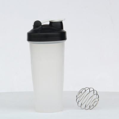 China GYM Sports Plastic Viable BPA Free Shaker Bottle With Classic Protein Ball Shape Sports Mix Bottle for sale