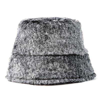 China High Quality Picture Fashion Faux Fur Faux Fur Bucket Hats Cool Unisex Bucket Hat Women Sports Hats for sale