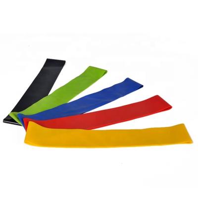 China Body Buliding Resistance Band Pilates Yoga Fitness Loop Rope Rubber Stretch Bands Gym Workout Exercise Elastic Bands for sale