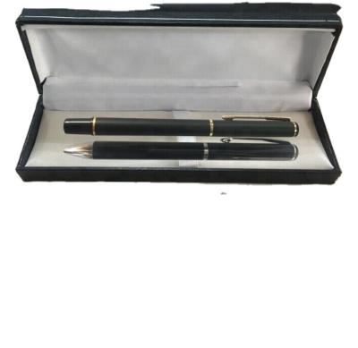 China corporate gift set promotional ball and roller pen set pen twin gift box M2-170418 for sale