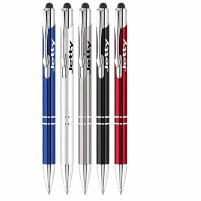 China Promotional Aluminum Ball Pen Metal Pen Touch Screen Stylus Pen Custom Logo Promotional Fast Low MOQ Shipping for sale