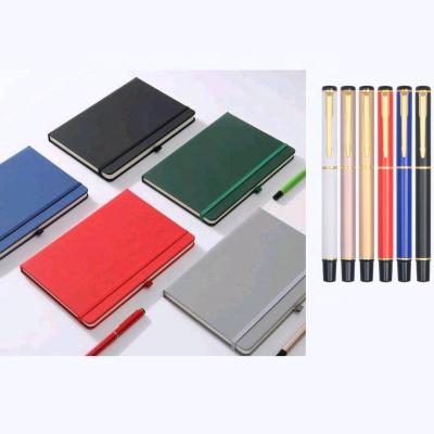 China Hot Selling Notebook and Pen Style PU Cover Business Gift Automotive Notebook and Pen Set for sale