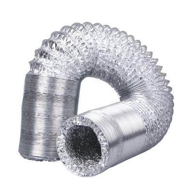 China Modern Aluminum Foil Faced Fiberglass Duct HVAC Flexible Duct Insulation Ventilating Types for sale