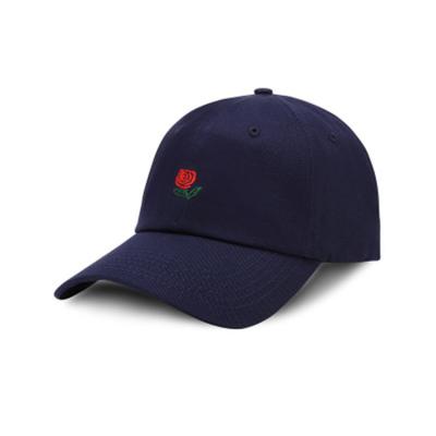 China JOINT Cotton Kids Simple Navy Blue Embroidery Logo Distressed Customized Baseball Cap for sale