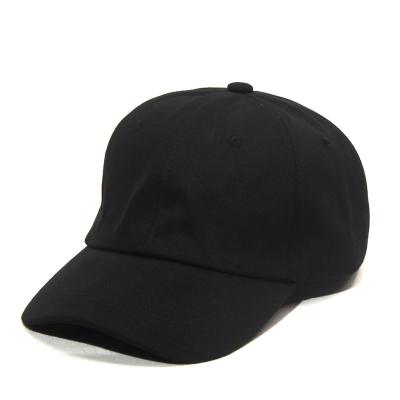 China Custom Cheap Unstructured Cotton Simple Black Baseball Dad Hats COMMON Bulk for sale