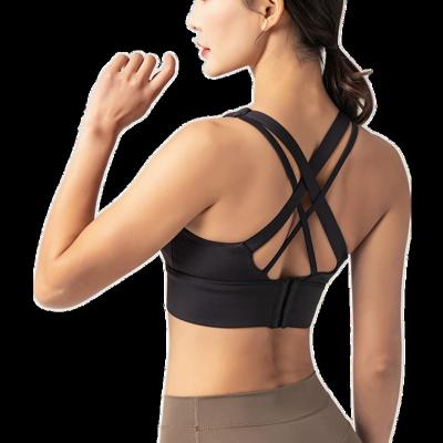 China Breathable Adjustable Plus Size Yoga Wear Fitness Sportswear Bra Gym Wear Sports Bra for sale