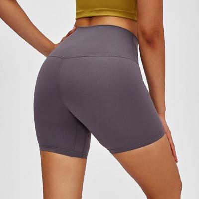 China Breathable Warm Bike Shorts Workout Fitness High Waisted Yoga Shorts Sport Shorts With Pockets Bike Short for sale