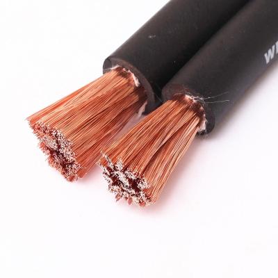 China Mining 4/0 Volt Black+Red Premium Flexible Welding Cable 600 Gauge 100% Copper Industrial Grade Extra Flexible Combo Pack for sale