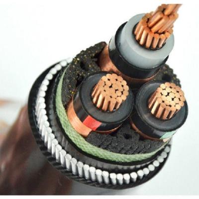 China Power Plant 4 Core 16/25/35/50 Core 16/25/35/50 Three Phase Four Core 3+1 Square Aluminum YJLV22 Wire Buried Aerial Cable for sale