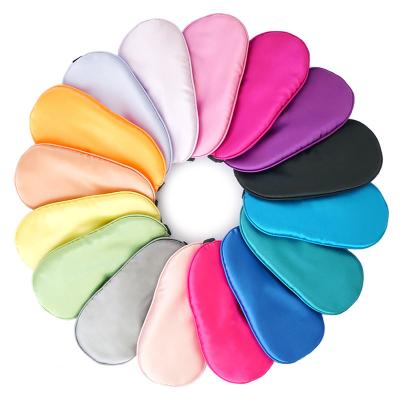 China Casual Cheap promotion luxury silk eye mask elastic adjustable size private custom colorful eye mask anti-puffing skin care eye mask for sale