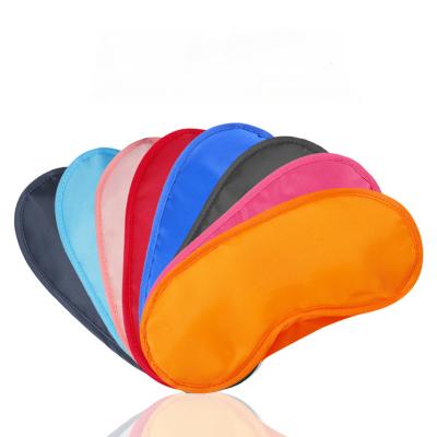 China Shading Light Wholesale Customized Hotel Disposable Colorful Eye Masks Aviation Gifts Game Travel Sleep Blackout Breathable Polyester Eye Mask for sale