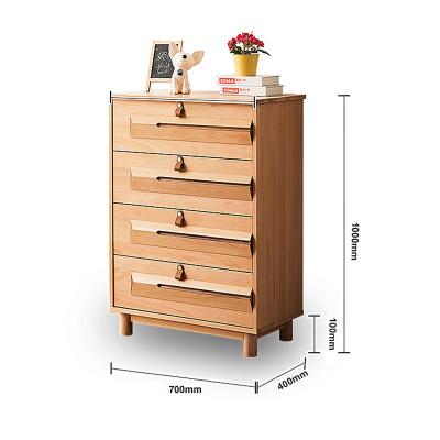 China Modern Solid Wood Bedroom Chest Of Drawers Storage Kitchen Designer Furniture Wooden Sideboard Cabinet for sale