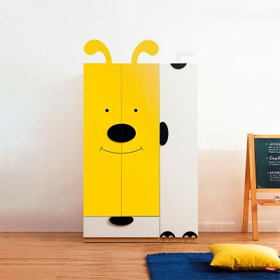 China New Original Unique Design Modern Cartoon Cute Wooden Customized Waist Wardrobe Storage Clothes Cabinet For Kids Children for sale