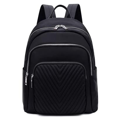 China 2022 Medium Reusable Cambodia Ladies Backpacks Nylon Laptop Backpack Shoulder Bag Girls Backpacks for sale