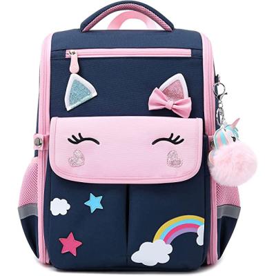 China 2022 Adjustable Cute Reusable Cambodia Shoulder Girl Backpack Unicorn Girls Backpack School Princess for sale