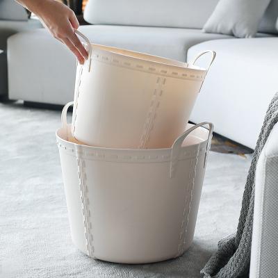 China China Wholesale Manufacturer Plastic Storage Basket Shopping Storage Basket With Handles for sale