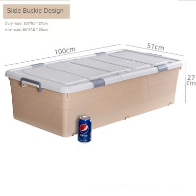 China Large Capacity / High Quality Extra Large Storage Boxes Under Bed Storage With Wheels Sofa And Bed Under Storage Box for sale