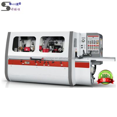 China Wood Furniture / Flooring High Efficient Four Side Automatic Woodworking Six-Axis Woodworking Moulder for sale