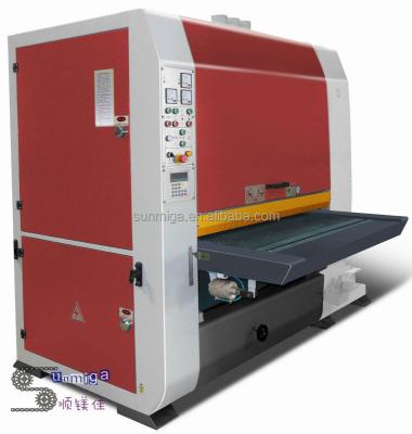 China 1300mm Surface Processing 2 Trays Wide Head Belt Sander for sale