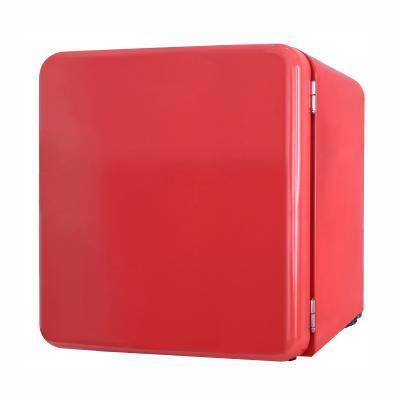 China New retro mini COMPRESSOR design hotel home table top refrigerator refrigerator with compressor because-46 for sale