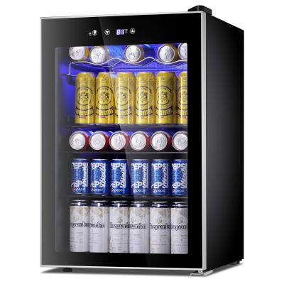 China Professional wholesale custom made 128L hotel wine bottle cooler refrigerator with compressor ETL,LFGB,RoHS for sale