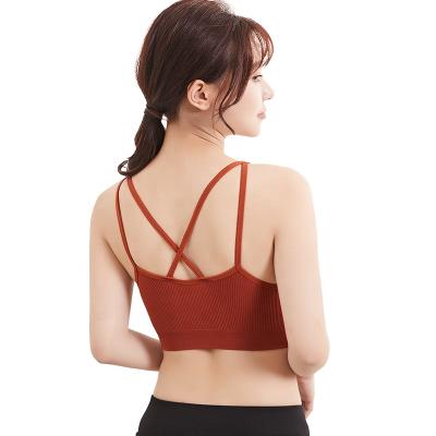 China Breathable Sports Underwear Women Breathable Sports Bra Yoga Bra Comfortable Soft Free Seamless One Piece Fitness for sale