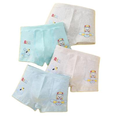 China Seamless Boys Color Cotton 4 Piece Briefs Students Kids Large Baby Briefs Size Wide Boys Cotton Boxer Briefs Kids Briefs for sale