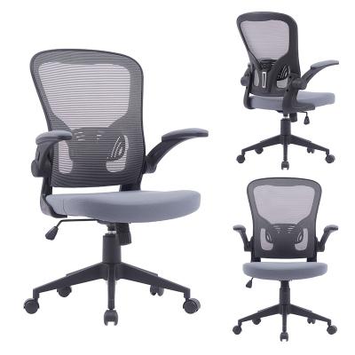 China Ergonomic Mesh Chair With Lifted Armrest Rotation Adjustable Lumbar Support for sale