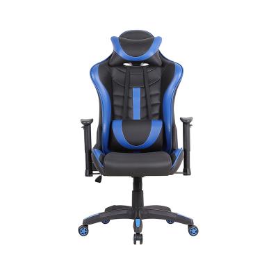 China (Size)Comfortable High Quality Blue Gaming Chair Adjustable E Sports Seats With Armrests Adjustable Silla Gamer Chair for sale